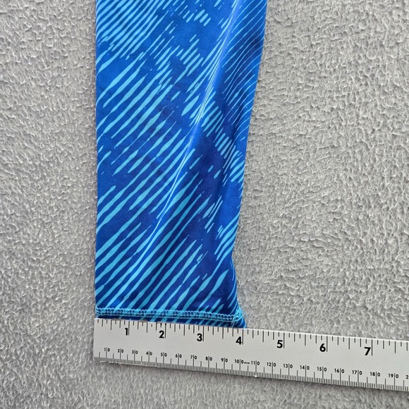 Venum Men Activewear Pants Large Blue Fusion Compression Leggings MMA 28" Inseam - Picture 6 of 9